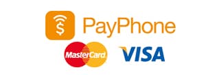 Credit or debit cards | Payphone